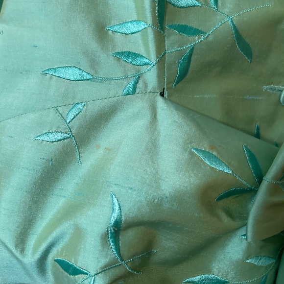 Petrovitch & Robinson high quality silk satin mint green blazer cardigan coat - Picture 6 of 6